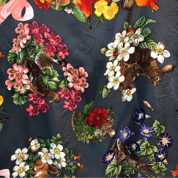 Mantero Collection Floral Large Silk Scarf - Picture 9 of 16